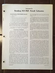 Stromberg NA-R6D Carburetor Service & Overhaul Instructions Manual. Fixed Price $105.32.