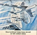 Lockheed Electronics B-52 Bomber Full Combat Status Print Ad 1964. Fixed Price $16.77.
