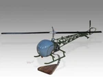 Bell 47G Helicopter Solid Kiln Dried Mahogany Wood Handcrafted Display Model. Fixed Price $333.82.