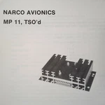 Narco MP-11 Install, Service & Parts Manual.. Fixed Price $33.59.
