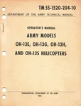 OH-13E, G, H, 1964 Helicopter Operator's Manual Flight Cd Version. Fixed Price $26.99.