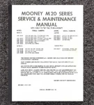 Service & Maintenance Instruction Manual Fits 1980 Mooney M20 Series. Fixed Price $23.49.