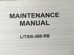 Continental L/TSIO-360-RB Engine Maintenance Manual. Fixed Price $90.92.