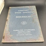 Vtg Constant Speed Control 121-A Hamilton Standard Propellers Service Manual. Fixed Price $46.19.