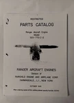 Ranger Aircraft Engine Model SGV-770 C-2 Parts Catalog 1943 Copy. Fixed Price $23.00.