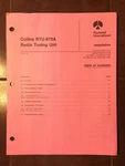 Rockwell Collins RTU-870A Radio Tuning Unit Install Manual. Fixed Price $90.35.