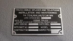Dodge M37 G741 V41 Radio Telephone Wire Mant Truck Data Plate Nos Original. Fixed Price $10.00.