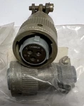 (ea) Connector Plug, Cannon MS3116F12-3S, Pole, Bayonet Quick. Fixed Price $10.95.