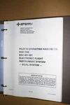 Honeywell Sperry EDZ-601/801 Efis Flight Instrument System Pilot's Book Manual. Fixed Price $150.00.