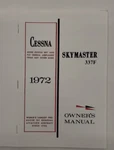 Cessna 1972 Model 337F Owner's Manual-reproduction. Fixed Price $9.20.