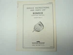 Bendix Scintilla Service Instructions Parts List Ignition Switch 10-81394-1 To 5. Fixed Price $24.99.