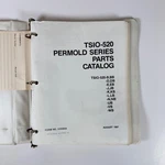 TSIO-520 Permold Series Illustrated Parts Catalog Teledyne 1987 Vintage Aircraft. Fixed Price $22.75.