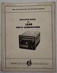 Lear Vhf/lf Combinations Installation Manual-original. Fixed Price $17.25.
