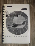 Bonanza Beechcraft 1954 Handbook E-35. Fixed Price $50.00.
