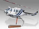 Bell UH-1H Iroquois Kern County Helitack Wood Handcrafted Helicopters Model. Fixed Price $292.62.