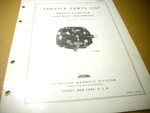 Bendix Scintilla DF18LN-1 And DF18LN-2 Magneto Parts Lists Booklet. Fixed Price $105.27.