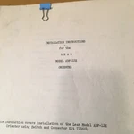 Lear ADF-12E Installation Manual. Fixed Price $38.89.