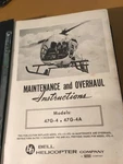 Bell Helicopter And Service Overhaul Manual. Fixed Price $222.69.