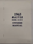 Mooney 1965 Master M20D Owner's Manual-reproduction. Fixed Price $9.20.