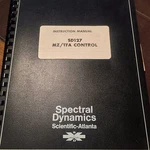 Spectral Dynamics SD127 Mz/tfa Control Service & Ops Manual. Fixed Price $49.81.