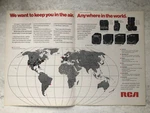 1974 Aircraft Advert Rca Nav/com Pulse Equipment Weather Radars Systems. Fixed Price $13.39.