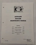 Genave ALPHA/600 Nav/com Maintenance Manual-copy. Fixed Price $17.25.