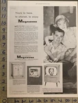 1955 Magnavox Television Radio Phonograph Household Decor Electronic 29048. Fixed Price $21.95.