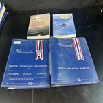 Vintage Collection Of Pilot Manuals Beechcraft Handbook Sundowner Bonanza. Fixed Price $99.99.