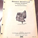 Bendix Scintilla Magnetos SF14LN-8 And SF14RN-8 Service Instructions Booklet. Fixed Price $105.27.