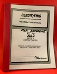 Bendix King Kt 70 Mode Transponder Installation Manual 006-00673-0001 1992. Fixed Price $99.99.