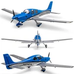E-flite EFLU15950 Umx Cirrus SR22T Bnf Basic Airplane W/ AS3X & Safe Select. Fixed Price $169.99.