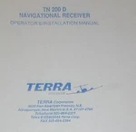 Terra TN200D Navigational Receiver Operation/installation Manual TN-200-D. Fixed Price $150.00.