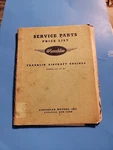 Original Franklin Aircraft Engine 6A4-165-B3 Parts List Manual Aviation History. Fixed Price $97.01.