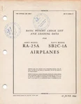 1944 Aaf Curtiss RA-25A Shrike Basic Weight Check List Loading Flight Manual-cd. Fixed Price $14.99.