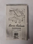 Lockheed Service Mechanics Handbook For PV-1 Airplane Copy. Fixed Price $11.50.