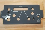 Collins Radio Hf Control Face Light Plate 553-4499-004 New Surplus. Fixed Price $27.50.