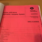 Collins APS-841H Helicopter Autopilot Install & Ramp Maintenance Manual. Fixed Price $234.29.