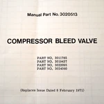 Compressor Bleed Valve 3011765 3019437 3022095 3024060 Overhaul Parts Manual. Fixed Price $82.48.