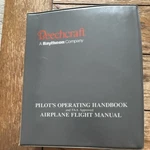 Beechcraft Poh And Airplane Flight Manual V35A V35B. Fixed Price $125.00.
