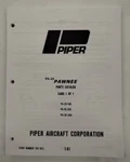 Piper PA-25-150-235-260 Pawnee Parts Catalog-copy Number 753-521. Fixed Price $23.00.