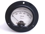 Nos 3-1/2 Simpson Model Cat# 7290 0-2500 Vdc Analog Panel Meter. Fixed Price $35.00.
