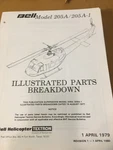 Bell Helicopter And 205A-1 Parts Manual. Fixed Price $157.85.