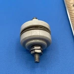 Vintage 9555 Ceramic Feed Through 1/2" Hole, 6/32 Post Nos. Fixed Price $6.99.
