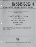 216 Page Army TL-19A TL-19D TL-19E Cessna Bird Dog Flight Manual On Cd. Fixed Price $14.99.