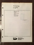 Bendix Timing Light 11-9110-1 Operation, Repair, Service & Parts Instructions. Fixed Price $60.29.