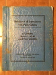 Lycoming O-145-A1 Engine Service & Parts Manual.. Fixed Price $91.29.