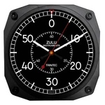 New Trintec Zulu Instrument Flight Chronograph Wall Clock 6.5" Square. Fixed Price $35.16.