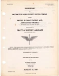 1941 Usaac Pratt-whitney R-1340 Wasp Operation/service Flight Manual Handbook-cd. Fixed Price $24.99.
