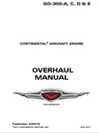 Continental GO-300 Overhaul Manual X30019 Aug 2011 Digital Book Pdf. Fixed Price $140.00.