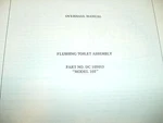 Koehler-dayton Toilet 105015 Overhaul Manual. Fixed Price $77.74.